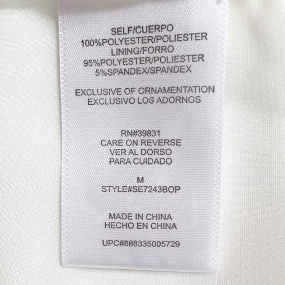 Sam Edelman Prairie Dreamer Aztec Straight Fringe Hem Lined Dress Size Medium - Picture 11 of 12